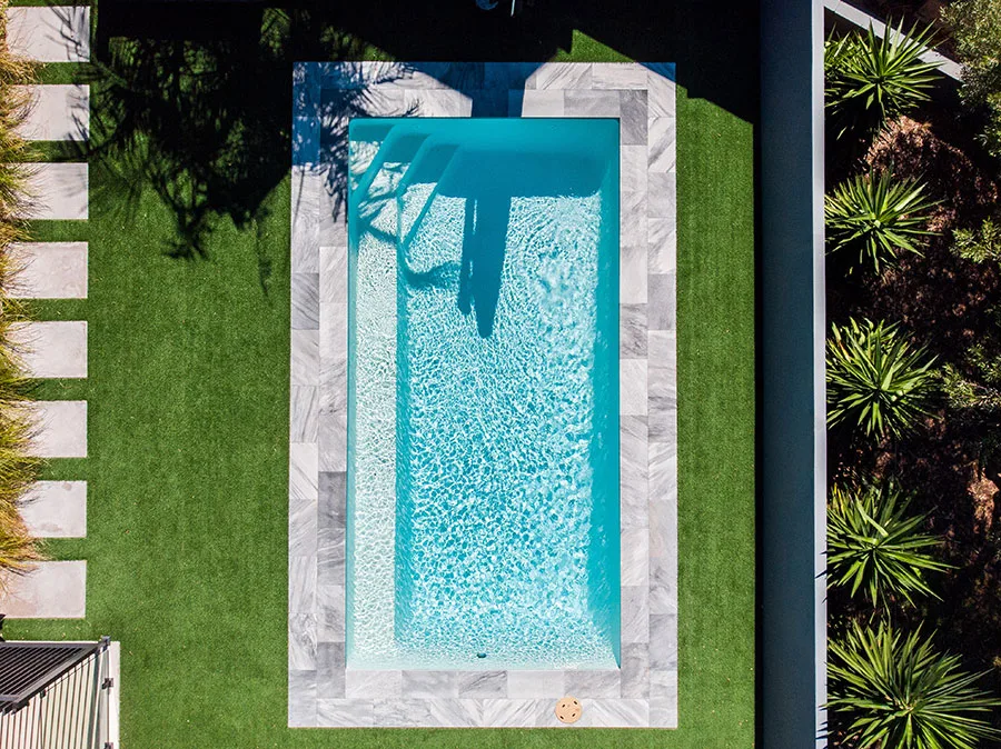 Pool With a House Build